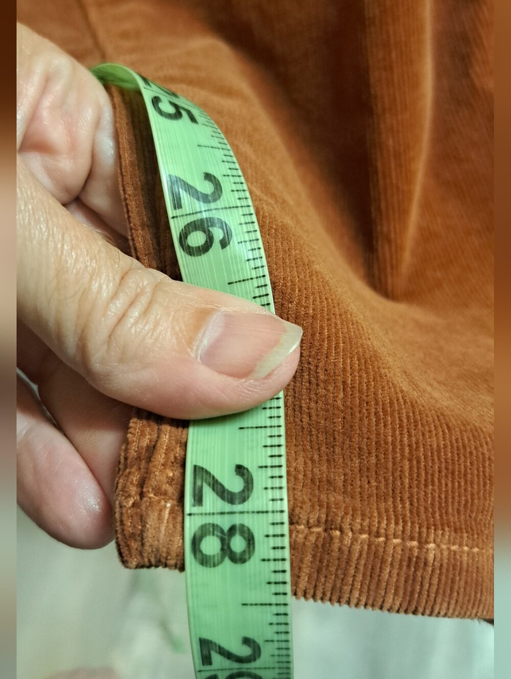 MOTHER Corduroy Pants High Waisted Looker Ankle Hopscotch USA Sz 29 - Picture 9 of 11